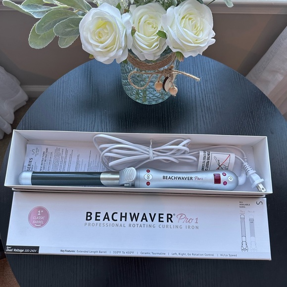 Beachwaver Pro 1 Professional Rotating Curling Iron 1" Classic Barrel - Picture 2 of 9